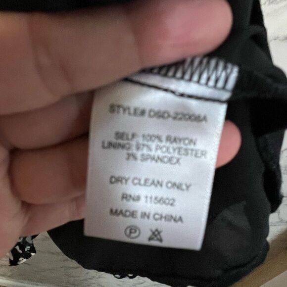 NEW The Impeccable Pig Sleeveless Black White Mini Dress Size M - Picture 4 of 6